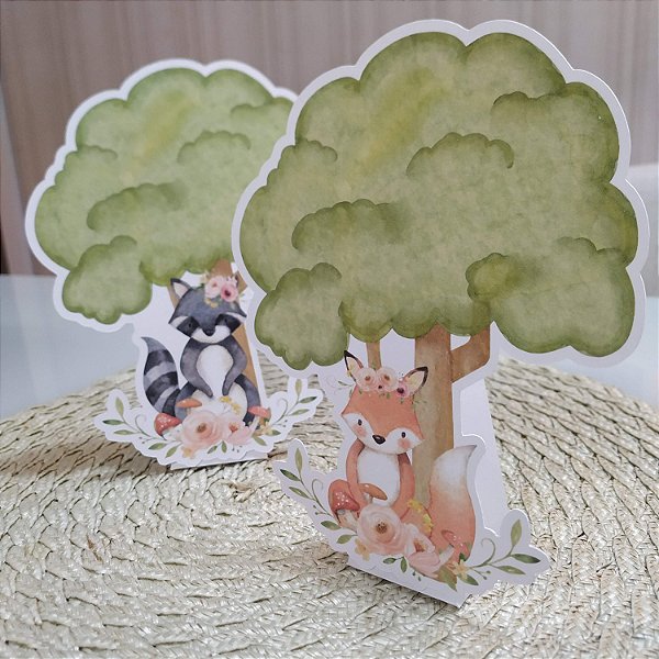 Display de Mesa Animais do Bosque (2 unidades)