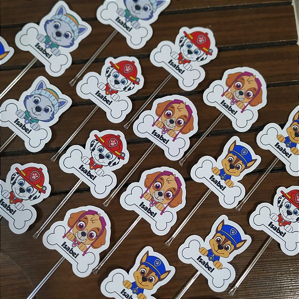 Topper de Docinho Patrulha Canina