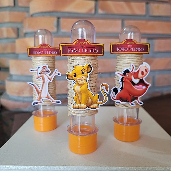 Tubete personalizado Rei Leão