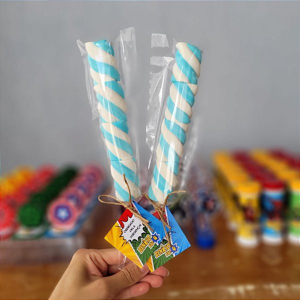 Espetinhos de Marshmallows Vingadores