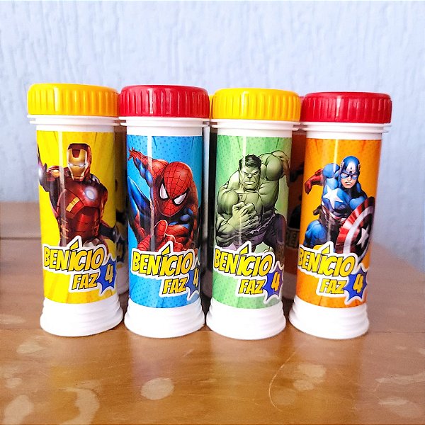 Bolha de Sabão Vingadores