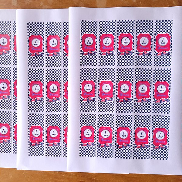 Adesivo para Tubete (15 unidades)