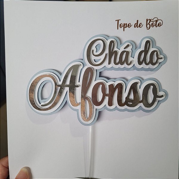 Topo de Bolo Chá de Bebê