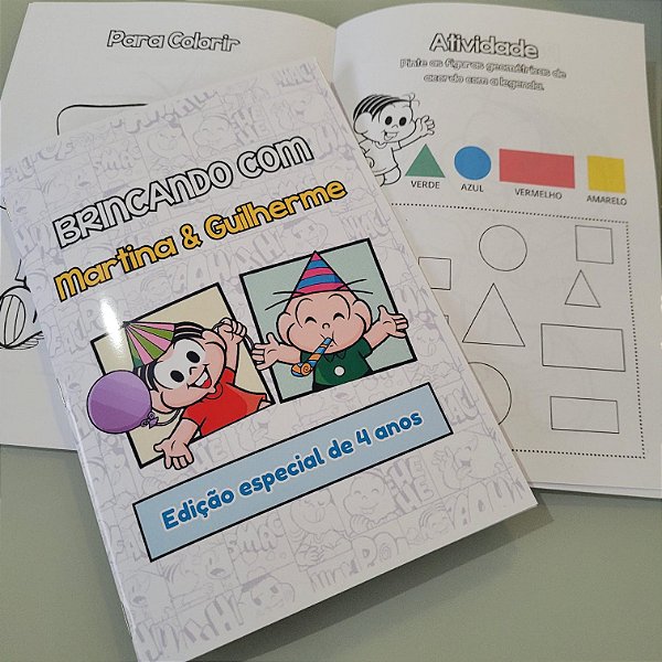 Livro de Colorir / Atividades personalizado