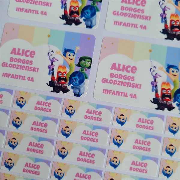 Etiqueta Escolar Divertidamente