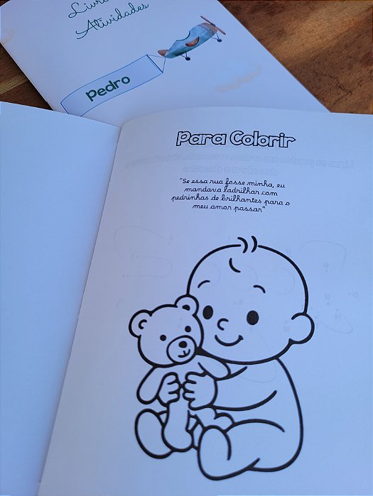Livro de Colorir / Atividades Chá de Bebê
