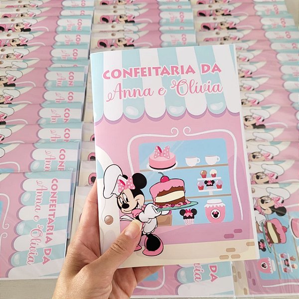 Livro de Colorir / Atividades Minnie Confeiteira