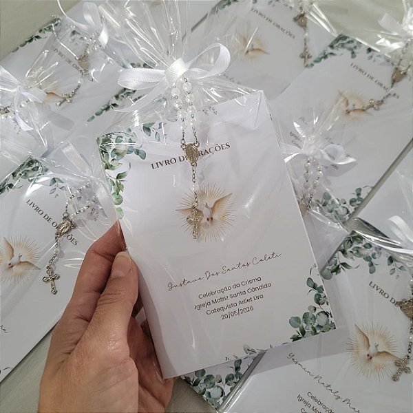 Livrinho de Orações Personalizado com Tercinho (Dezena)
