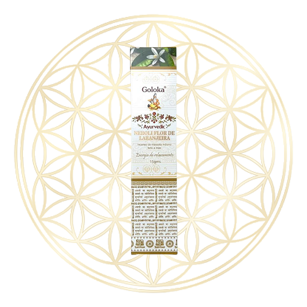 Incenso Goloka Vareta Linha Ayurvedic - Neroli Flor de Laranjeira