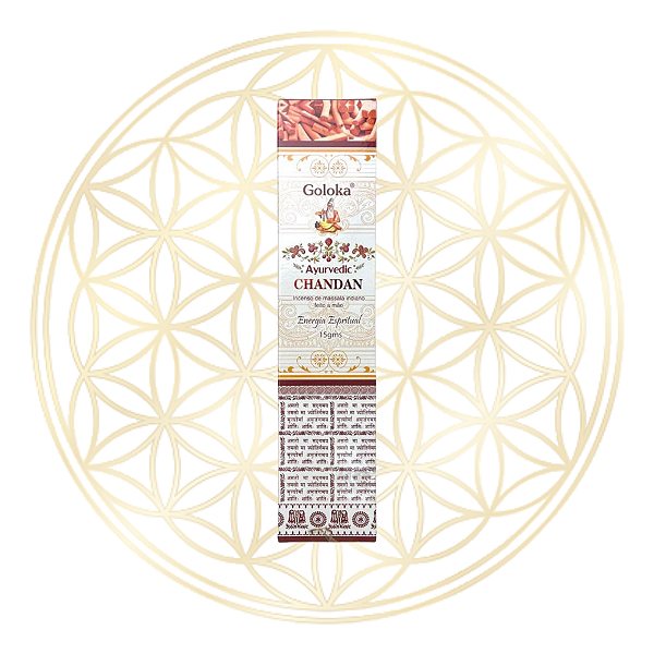 Incenso Goloka Vareta Linha Ayurvedic - Chandan