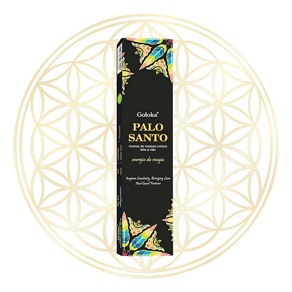 Incenso Goloka Vareta Linha Black - Palo Santo