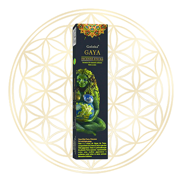 Incenso Goloka Vareta Linha Black - Gaya