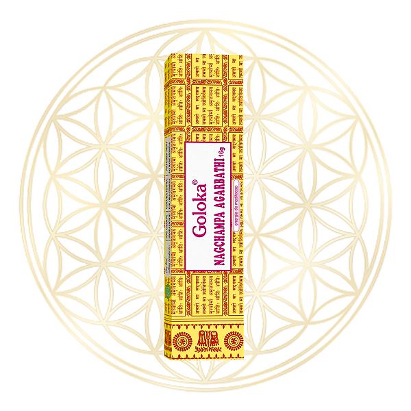 Incenso Goloka Vareta Linha Black - Nagchampa Agarbathi