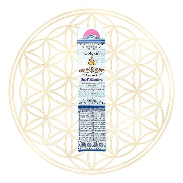 Incenso Goloka Vareta Linha Ayurvedic - Sal d’Himalaya