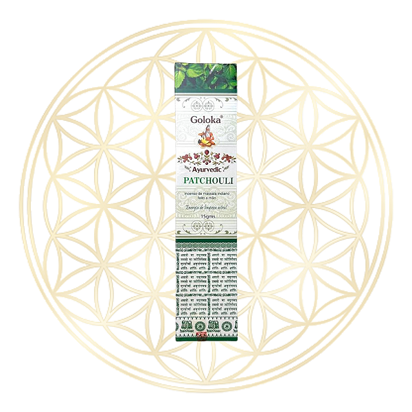 Incenso Goloka Vareta Linha Ayurvedic - Patchouli