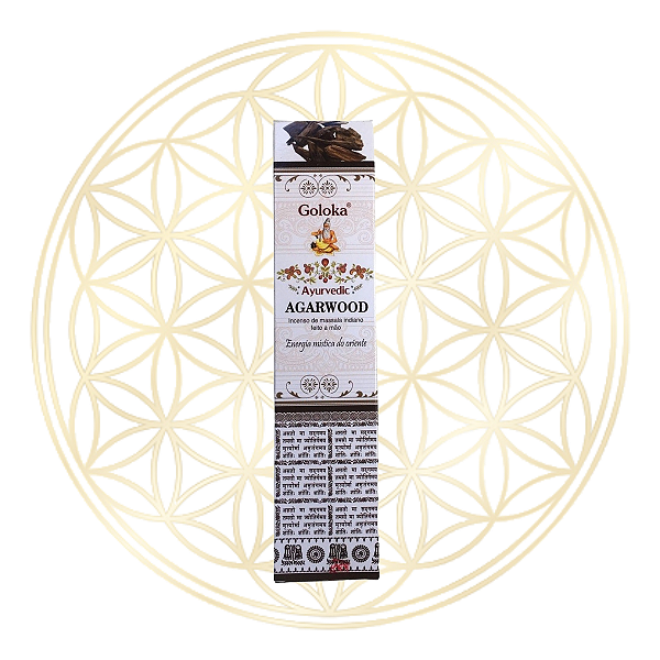 Incenso Goloka Vareta Linha Ayurvedic - Agarwood