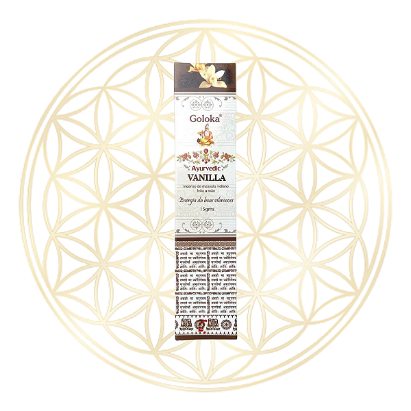 Incenso Goloka Vareta Linha Ayurvedic - Vanilla