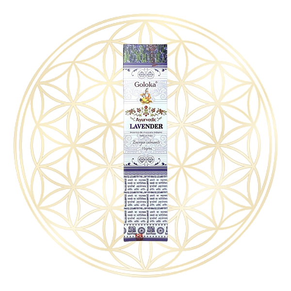 Incenso Goloka Vareta Linha Ayurvedic - Lavanda
