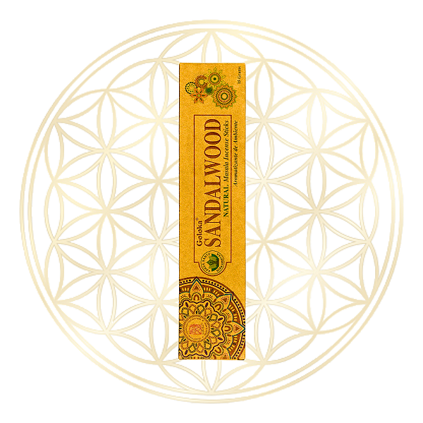 Incenso Goloka Vareta Linha Natural Sandalwood