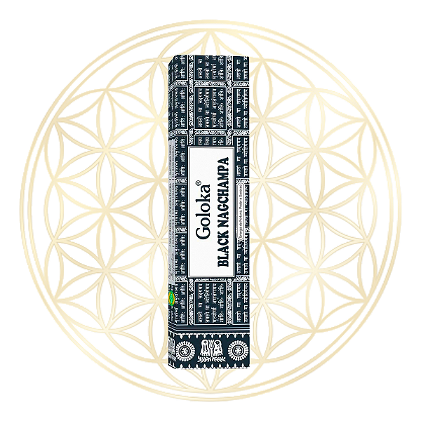 Incenso Goloka Vareta Linha Black - Nag Champa Black