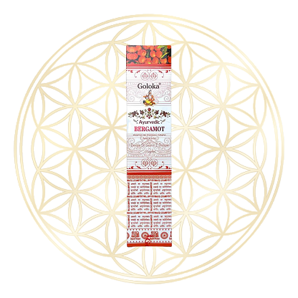 Incenso Goloka Vareta Linha Ayurvedic - Bergamota