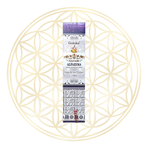 Incenso Goloka Vareta Linha Ayurvedic - Alfazema
