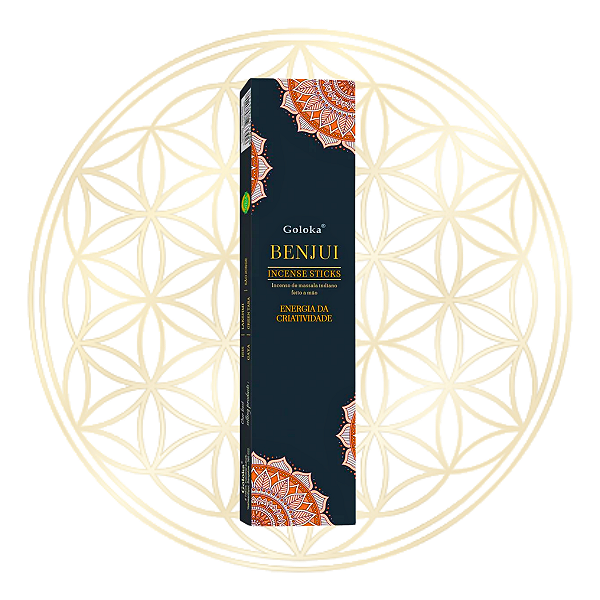 Incenso Goloka Vareta Linha Black - Benjui Puro