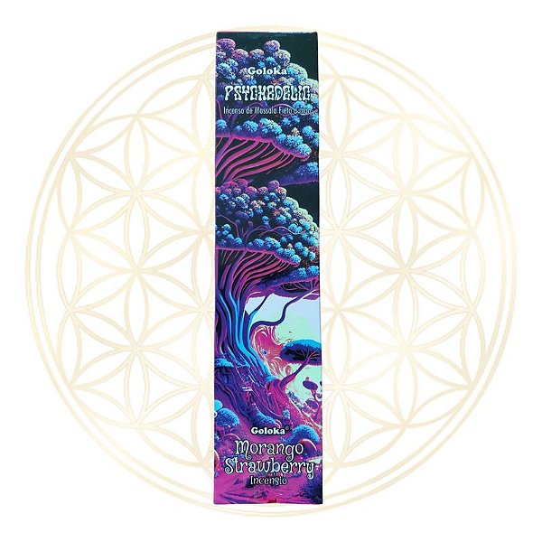 Incenso Goloka Vareta Linha Psychodelic Morango