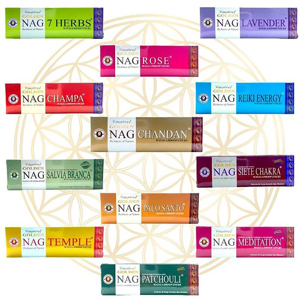 Incenso Dhoop Tibetano Golden Nag