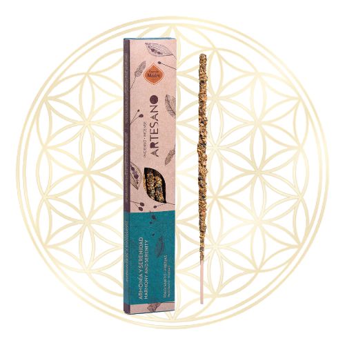 Incenso Sagrada Madre Linha Artesano Palo Santo e Fresias