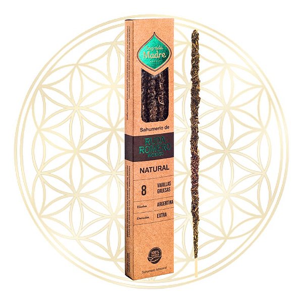 Incenso Sagrada Madre Linha Natural Arruda, Alecrim e Incenso