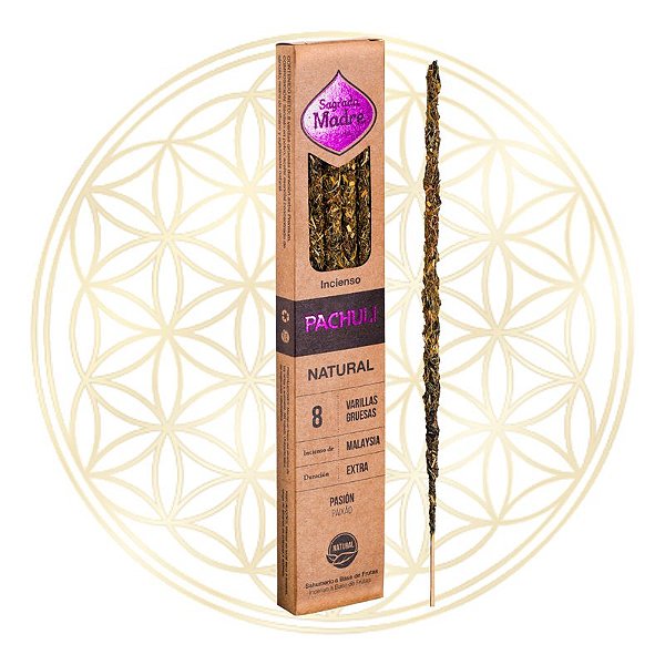 Incenso Sagrada Madre Linha Natural Patchouli