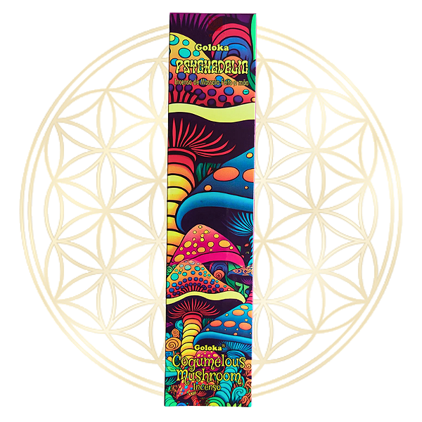 Incenso Goloka Vareta Linha Psychodelic Cogumelous Mushroom
