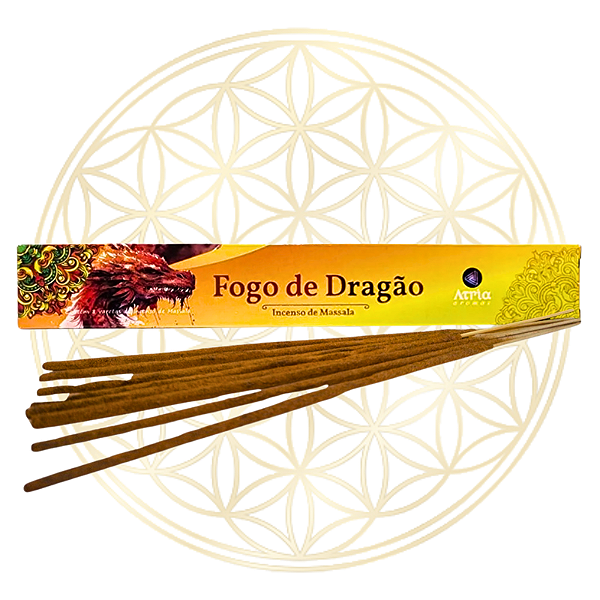 Incenso Atria Indiano Massala Vareta Fogo de Dragao