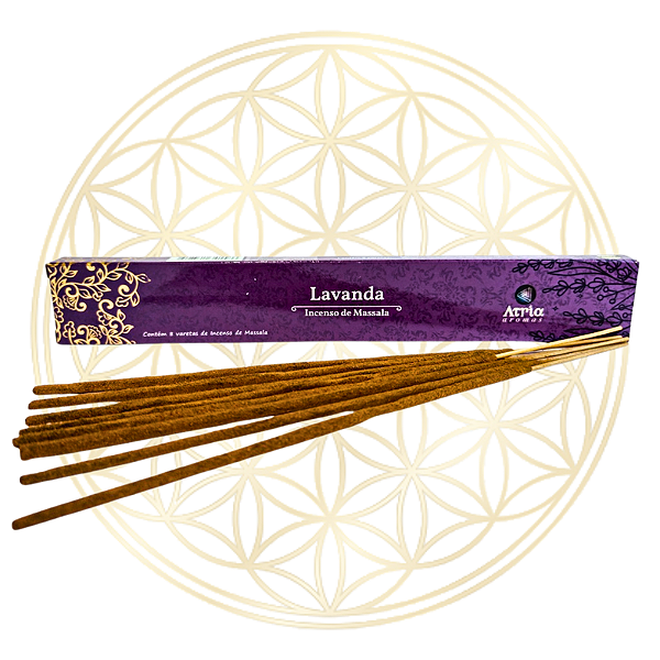 Incenso Atria Indiano Massala Vareta Lavanda