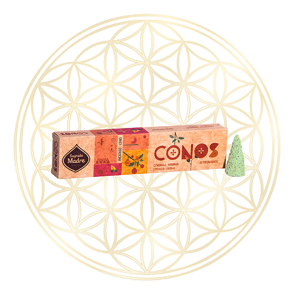 Incenso Sagrada Madre Cone Citronela e Laranja
