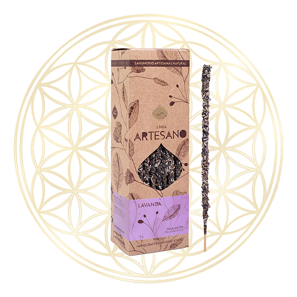 Incenso Sagrada Madre Linha Artesano Lavanda 30 varetas