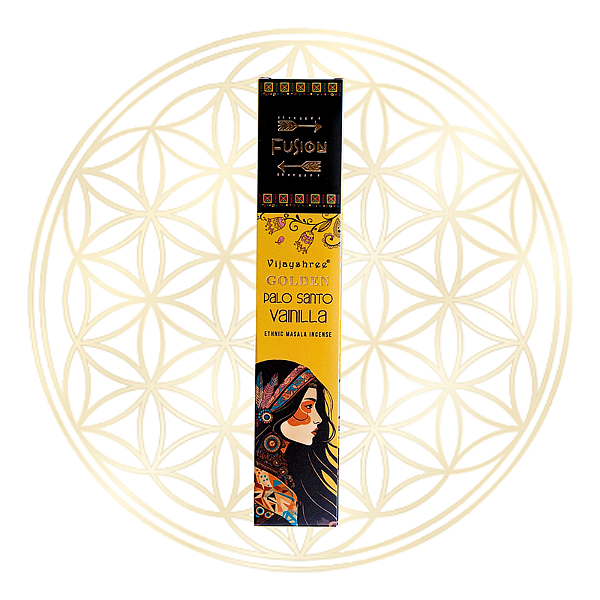 Incenso Golden Nag Fusion Vareta Palo Santo e Vanilla
