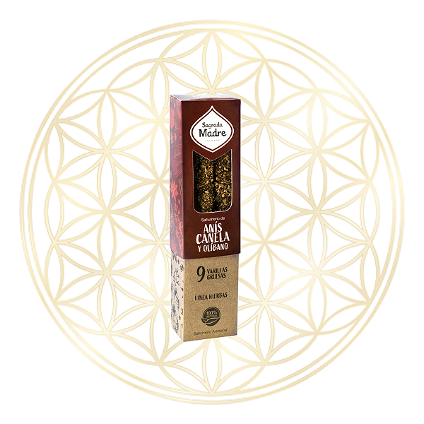 Incenso Ervas e Flores Sagrada Madre Linha - Anis e Canela