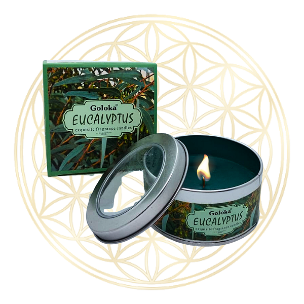 Vela Aromática Indiana Goloka - Eucalipto