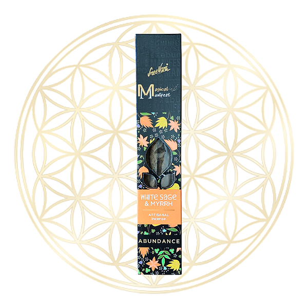 Incenso Sreevani Vareta Linha Magical Manifest - Salvia Branca e Mirra