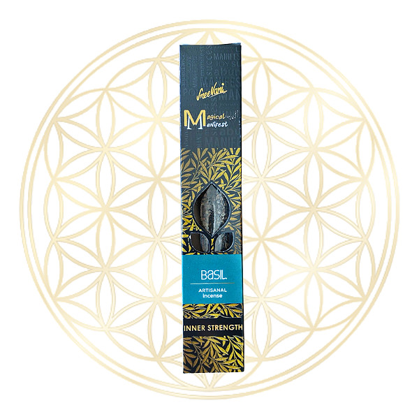 Incenso Sreevani Vareta Linha Magical Manifest - Manjericão