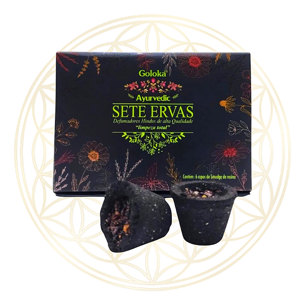 Defumador Goloka Hindu - SETE ERVAS