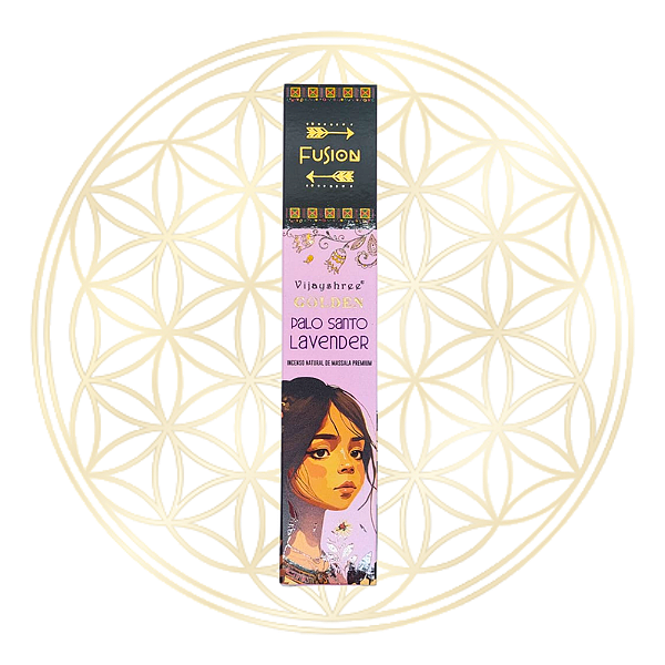 Incenso Golden Nag Vareta Linha Fusion Palo Santo e Lavanda