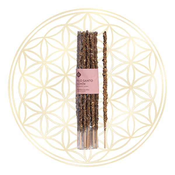 Incenso Sagrada Madre Linha Artesano Palo Santo e Jasmim 20 varetas