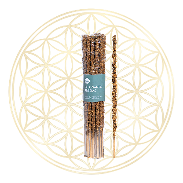 Incenso Sagrada Madre Linha Artesano Palo Santo e Fresias 20 varetas