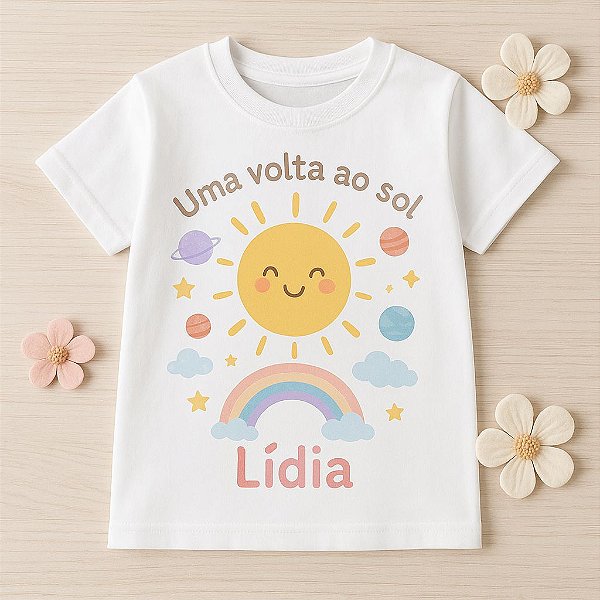 CAMISETA UMA VOLTA AO SOL