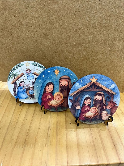 Lembrancinha de Natal Presépio – Mimo Natalino Kit 10 un
