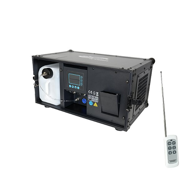Máquina De Fumaça Haze 2000w No Case Dmx Base De Água 220v Preto