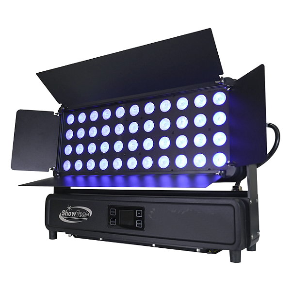 4 Ribalta Wash Light P5 Led Outdoor 44x18w Rgbwa+UV Com Case